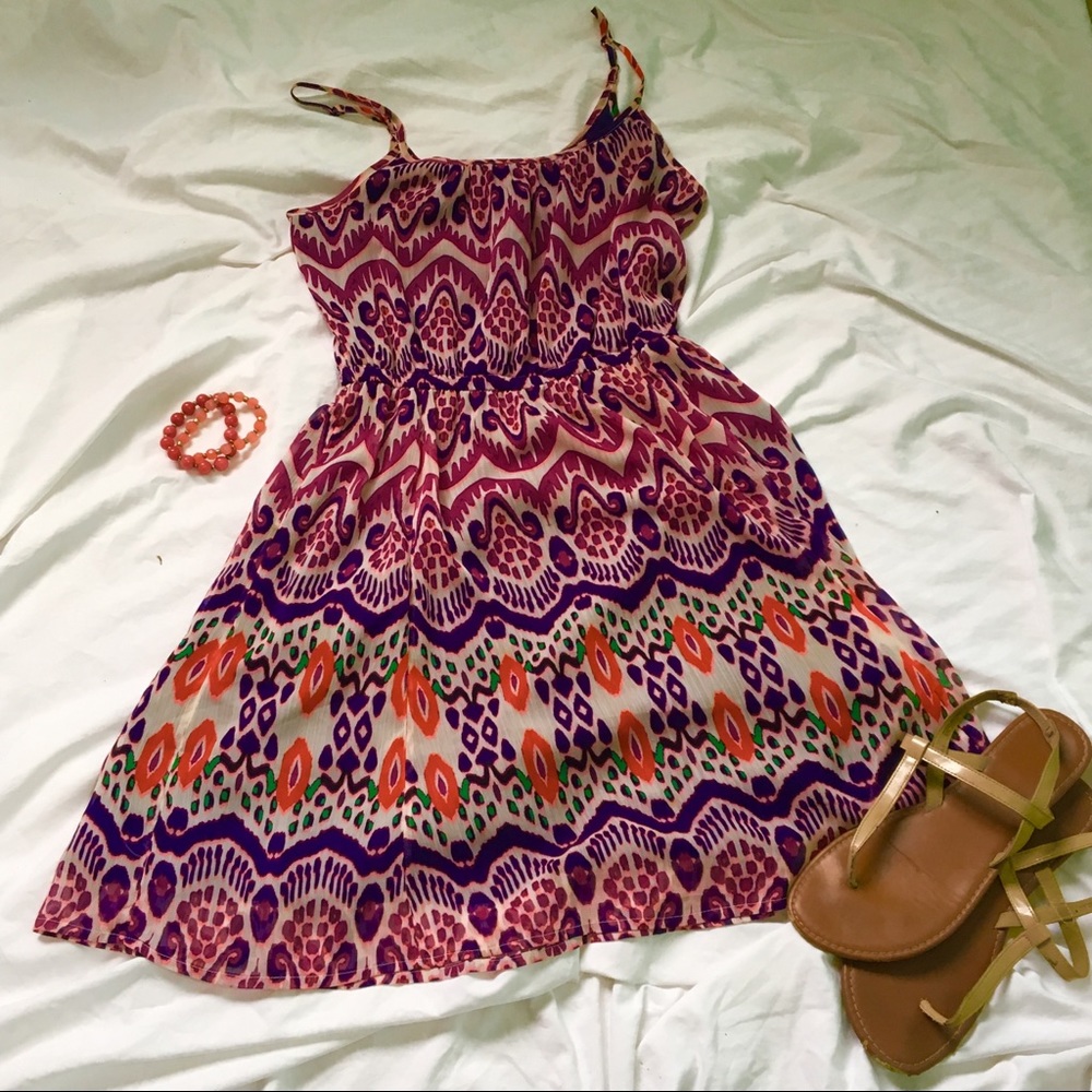 Gap bright polyester sun dress